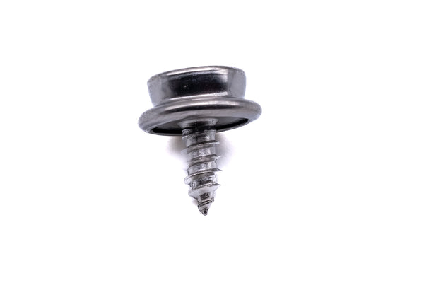 Press snap fastener SCREW STUD 3/8" short thread 316 Stainless steel marine grade DURABLE DOT