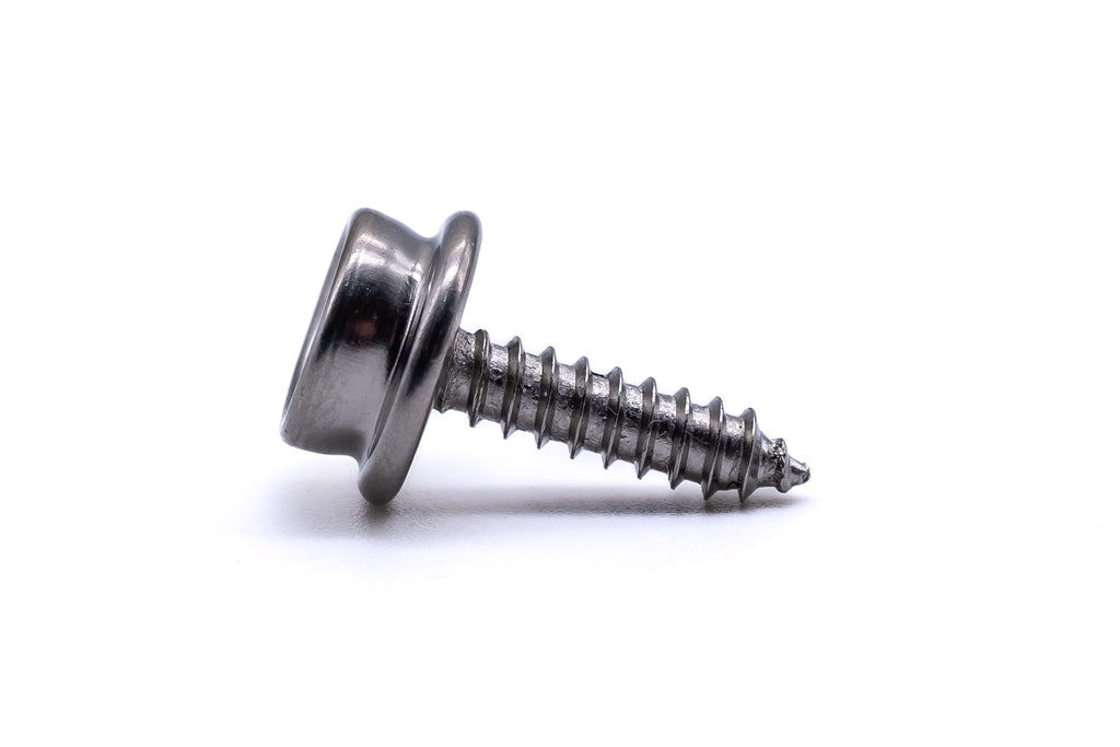 Snap Fastener Screw Studs - 3/8 Inch, Stainless Steel, Marine Grade, Pack Of 25