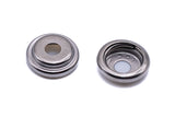 Canvas to deck press snap fastener kit 316 A4 stainless steel marine grade 3/8" screw stud