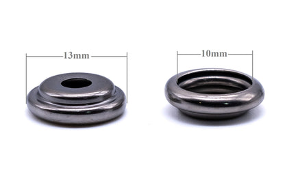 Canvas to canvas press snap fastener kit 316 A4 stainless steel marine grade