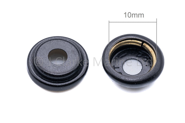 Snad YKK fastener self adhesive 40mm black domed stud kit