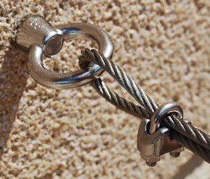 A4 316 Stainless Steel Long Shank Eye Bolts