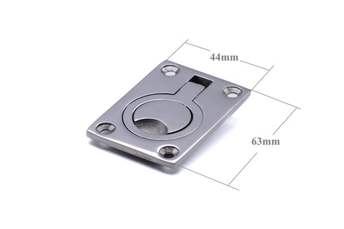 Flush lift ring marine grade stainless steel 316 A4 (O shape lever)