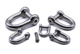 Shackle - Hex Dee / D Shackle with allen key fitting 316 A4 Stainless steel