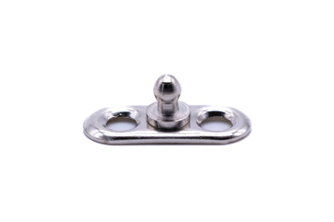 Tenax fastener two hole base stud Made in England 