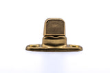 Solid brass gilt turnbutton fastener 2 hole base 6mm (standard height)