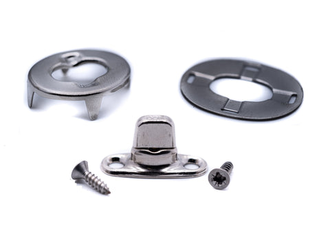 Turnbutton fastener 6mm set eyelet washer base stud screws