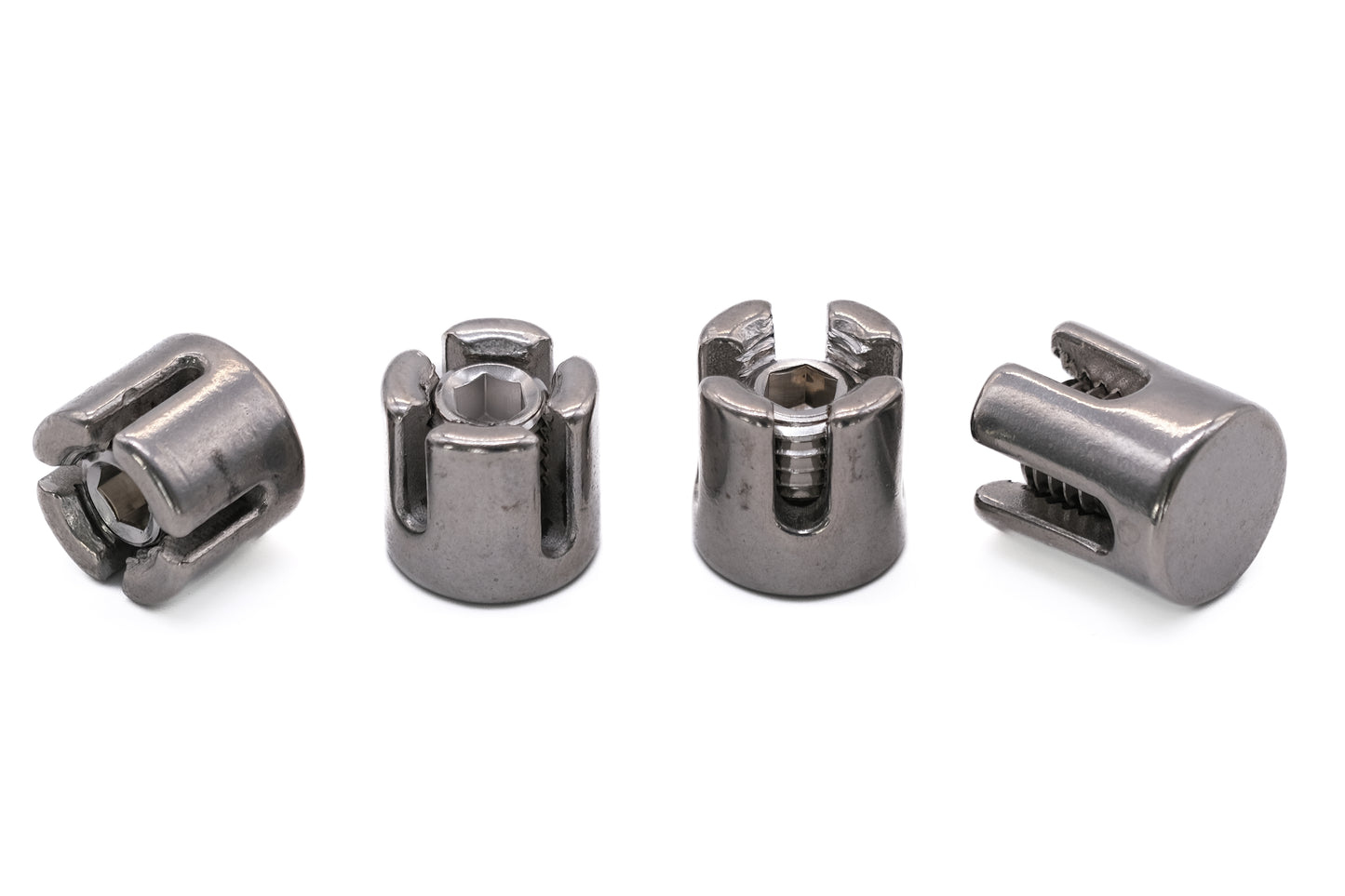 Stainless steel wire rope cross clamps / grips 316 A4 marine grade