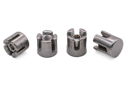 Stainless steel wire rope cross clamps / grips 316 A4 marine grade