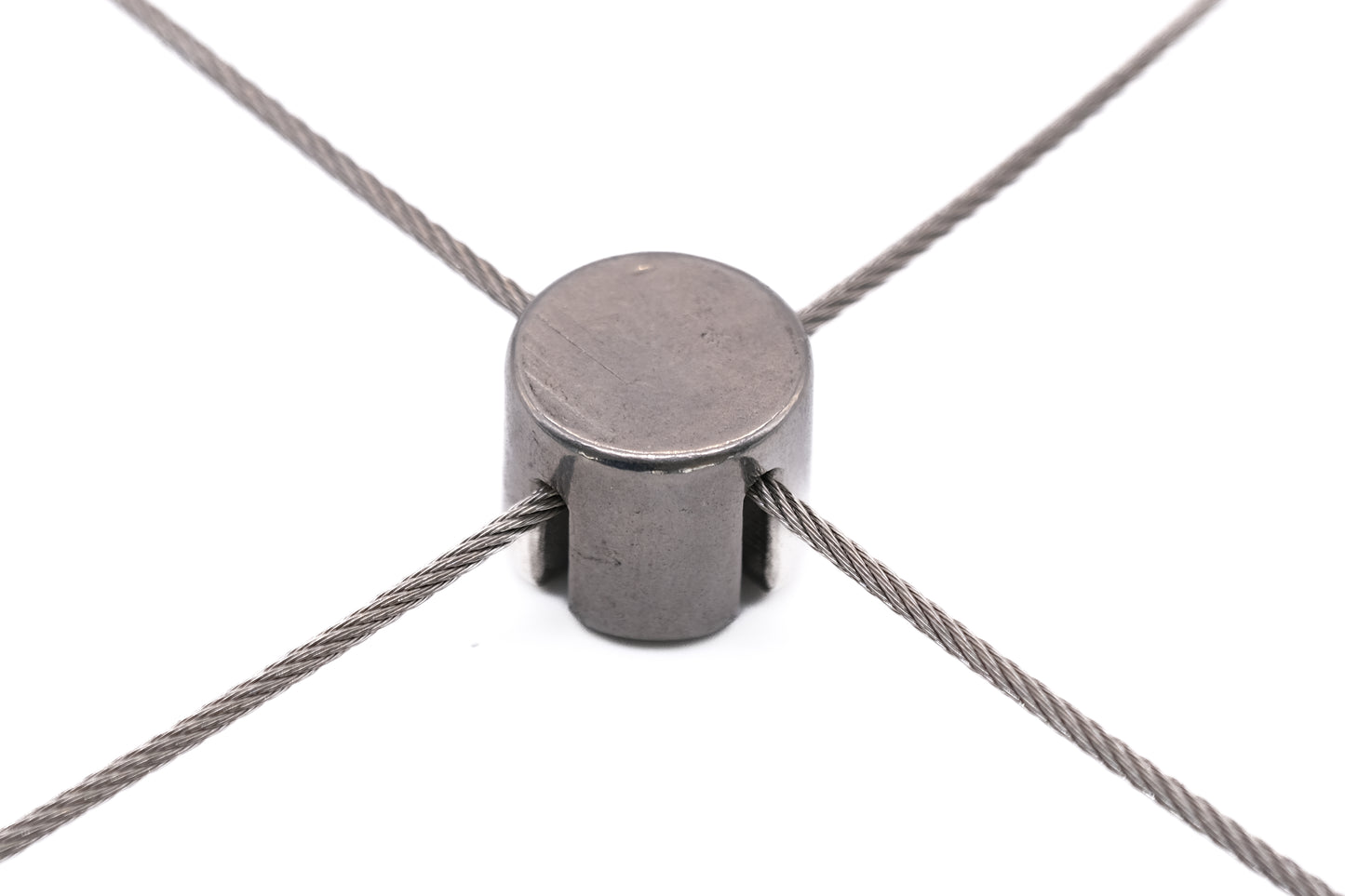 Stainless steel wire rope cross clamps / grips 316 A4 marine grade