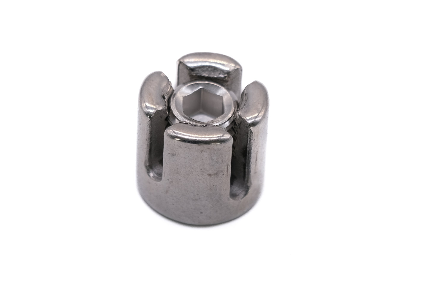 Stainless steel wire rope cross clamps / grips 316 A4 marine grade