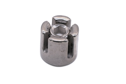Stainless steel wire rope cross clamps / grips 316 A4 marine grade