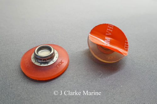 YKK Snad fastener 25mm clear flexi stud