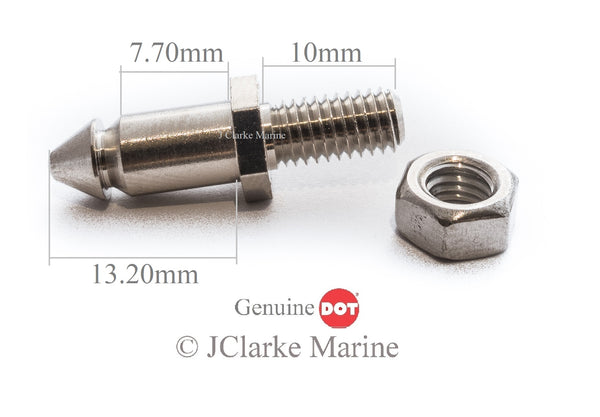 Double height Lift the dot M5 threaded stud and nut