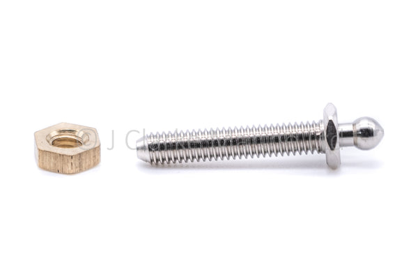 tenax extra long thread stud with nut made in england car hood mg canopy