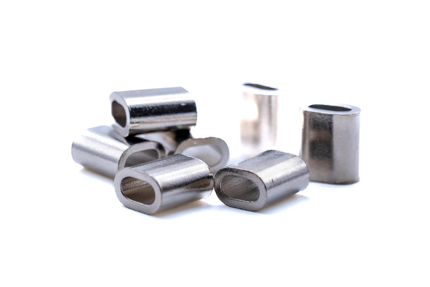 copper ferrules crimps for stainless steel wire rope marine grade nickel plated