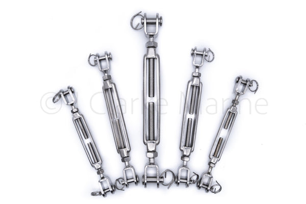 316 A4 marine grade stainless steel turnbuckle rigging screws M5 M6 M8 5mm 6mm 8mm