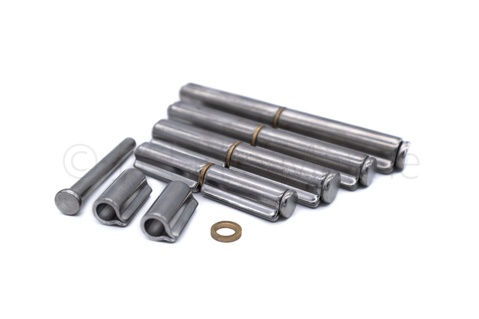 2 leaf weld on hinge for gates pin stainless steel brash washer 