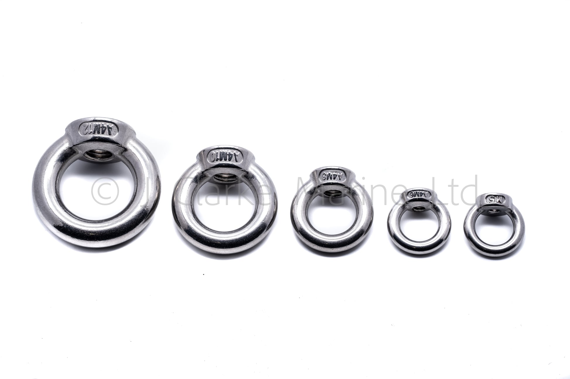 Eye nut lifting eye stainless steel 316 A4 marine grade m5 m6 m8 m10 m12