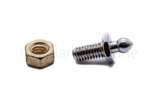 Tenax fastener machine threaded 10mm stud and nut 2BA thread