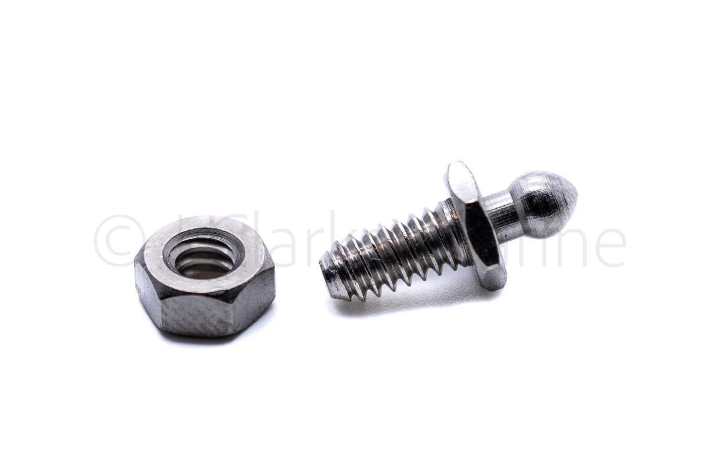 Tenax fastener threaded stud and nut 3/16" thread