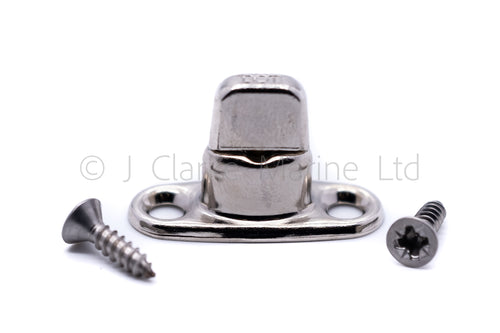 Turnbutton 8mm 2 hole base turnbuckle fastener twist boat canopy