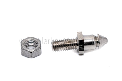 Lift the Dot Fastener – Threaded Stud & Nut M5 × 10mm Short Machine Thread