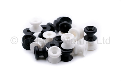 Canopy lacing mushroom / button with bevel base