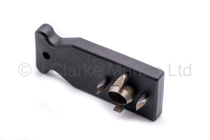 turnbutton hole cutter punch eyelets fasteners studs turnbuckles twist lock murphy common sense tool