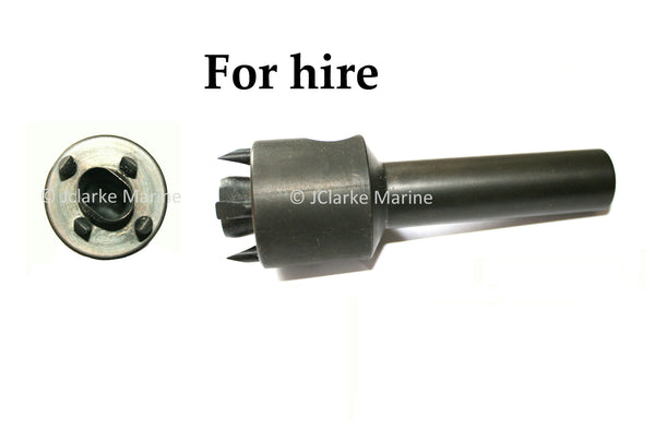 Turnbutton / common sense fastener hole punch cutting tool for hire