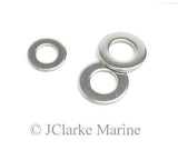 Marine grade stainless steel washers M5, M6, M8, M10, M12 316 A4
