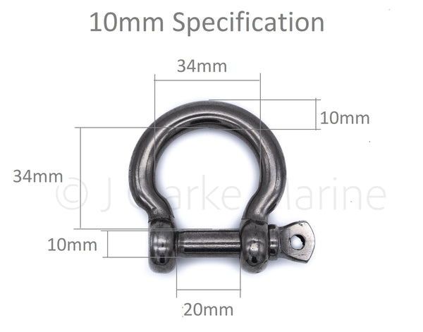 Shackle - Bow shackle 316 A4 stainless steel