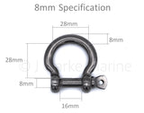 Shackle - Bow shackle 316 A4 stainless steel