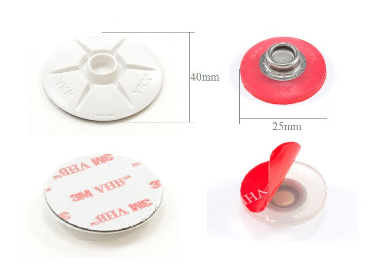 Snad YKK fasteners self adhesive