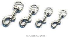 dog lead trigger snap hook stainless steel 316 A4